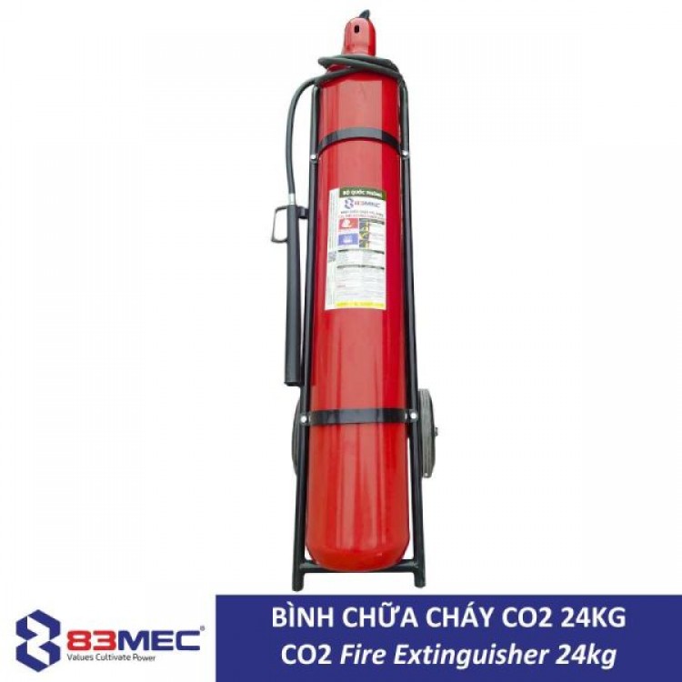 Bình chữa cháy CO2 24kg 83MEC – Bộ Quốc Phòng